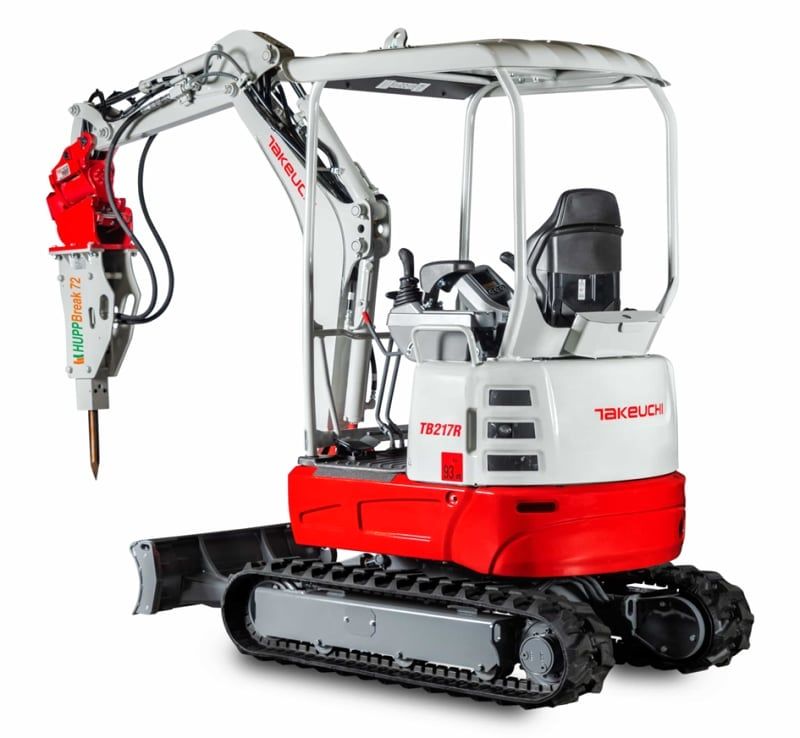 Takeuchi TB217R – stroj na prenájom